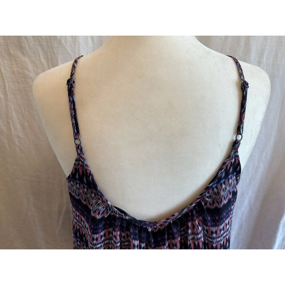 Express Women’s Purple Pink Pattern Slip Flowy Dress‎ Sz Small - Chic Casual - Picture 6 of 9